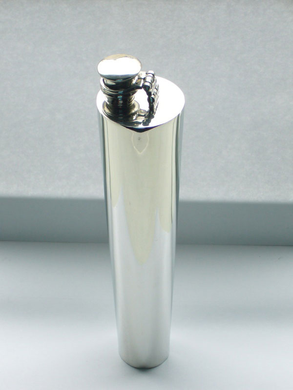 Pewter Saddle Flask (F029) (image for) Pewter Saddle Flask (F029)