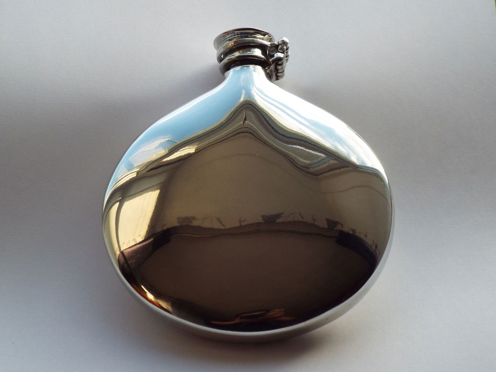6oz The Original Sporan Pewter Flask with Captive Top (F087)